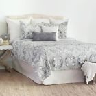 Chrh46012 Charlton Home Cotton Piece Reversible Grey Quilt Set 766192294541