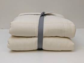 Citizenry 810139863137 The Stonewashed Linen Quilt Full/queen Size Ivory