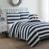 Cj-1114-t-n Coastal Design Hampton Quilt Set With Decorative Pillow By