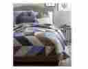 Cj-777-k-b Estate Quilt King Size Bedding Set Blue Cotton Bedsheet Bedroom Sham Pillowcase 5 Piece 812675021712