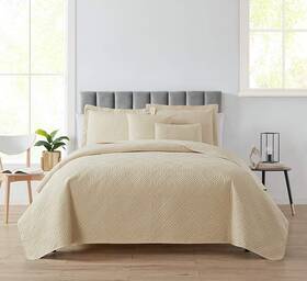 Clara Clark 840073688084 Quilts Twin Size - All Season Bedspread Coverlet Set Pinsonic Weave Lightwei