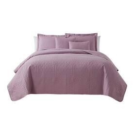 Clara Clark 840073688367 Quilts Twin Size - All Season Bedspread Coverlet Set Pinsonic Weave Lightwei