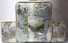 Classic Home Pc Joanie Quilted Bedspread Shams Scalloped Ivory Green
