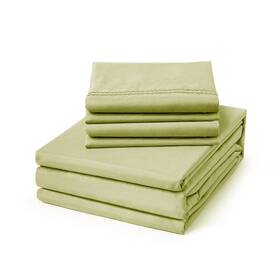 M-bs6k-ql Cleva Clevahome King Size Sheet Set - 6 Piece Soft Breathable Luxury Bed