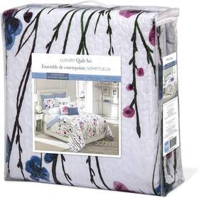 60115.3k.14 & Co. 313042482490 King Sabrina Quilt Set 3 Piece