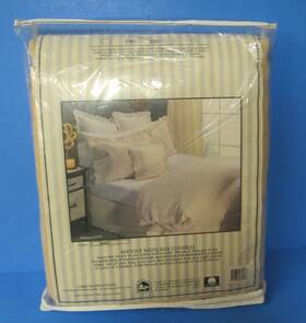 Columbine Cody 757732132188 Nip Matelasse 100% Cotton Full Size Coverlet Honey Portugal Rj