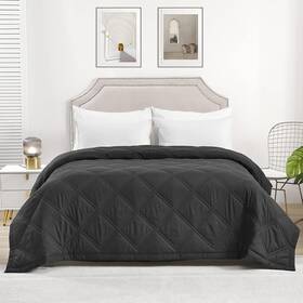 Dd001 Comflive Down Alternative Blanket Queen For Bed Full/queen Black