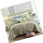 Comin18ju036937 Comforbed Striped Jacquard Style Cotton Patchwork Queen Free 742010454243