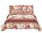 Comin18ju046563 Fancy Linen Pc Bedspread Bed Cover Beige Pink 635309749352