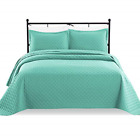 Comin18ju077855 Luxe Bedding Oversized Quilted Bedspread Coverlet Set 687925388859