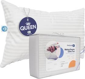 Sp100-q Continental Bedding Luxury Down Pillows Queen Size Pack Of 1 - Family Made Inch