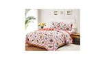 Coral-coastal-quilt-k Howplumb King Quilt Set Coastal Starfish Seashell Coverlet Bedspread Coral