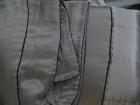 Corded Stitch Donna Karan New York Silk King Quilt Coverlet Greyish Blue 800298361483