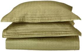 Cotton Loft 848342000834 Epoch Hometex Inc Ancient Coin Full/queen Quilt And Sham Set Wasabi