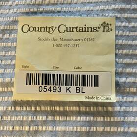 05493 Country Curtains Blue White Striped King Bedspread K Bl Mpn