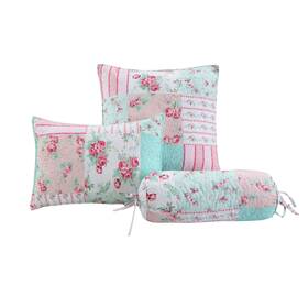 Cozy Line Home Fashions 737107950333 Parent Daybed Set D Cor Throw Pillows Pink Garden 3 Count