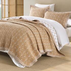 Bz100-or-king Cozyqq Quilt Set King Size - 100% Cotton Floral Reversible Bedspread Bedding Li