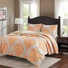 Cs140091 Comfort Spaces Coco Mini Quilt Set Piece Orange 675716894788