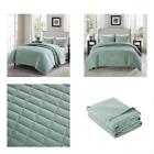 Cs140260 Comfort Spaces Kienna Quilt Mini Set Piece Seafoam 675716968489