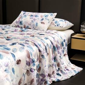 Cy-0026 Cyusri Print Cooling Comforter Set 3pcs Breathable Cool King Size Bedding