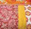 Da6396 Hand-screened Cotton Quilt Queen Orange Creative Co-op Multi Hand Screened Bed 807472942575