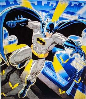 Dc 092723045215 Batman Reversible Twin Bedspread