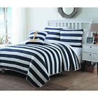Dh8291986277360 Piece Gold Navy Blue White Full Queen Quilt 689054367750