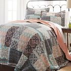 Dh8291986285808 Un Piece Girls Teal Blue Coral Pink Patchwork 8291986285808