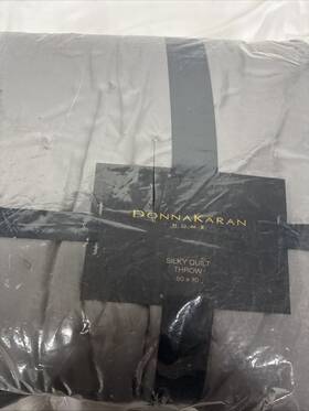 Donna Karan 800298764994 Silky Quilt Throw 50 Inch X70 New