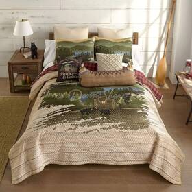 60408 Donna Sharp Allegheny 3pc Quilted Bedding Set