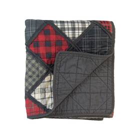 60796 Donna Sharp Lumberjack Cotton Throw