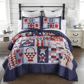 65627 Donna Sharp County Fair 3pc Quilt Set