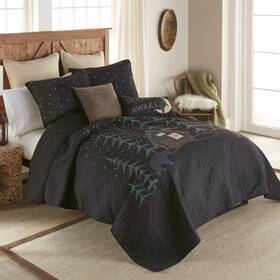 Donna Sharp 754069600762 Full/queen Bedding Set - 3 Piece Evening Lodge Quilt With Full