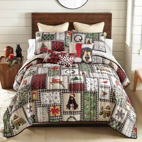 Y20513 Donna Sharp Winter Cottage 3pc Comforter Set From Your Lifestyle