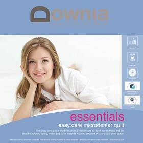 Qtpl003k Downia Essentials Collection Microdenier Quilt - King