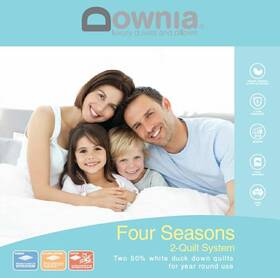 Qtwd5034ssk Downia 4 Seasons 50% Wdd Duvet - Super King