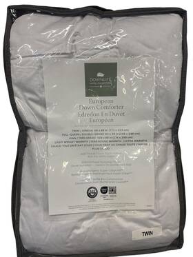 13562f Downlite Hotel Collection European Down Comforter - 400 Thread Count 600 Fill P