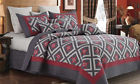 Dq609 K Virah Bella Collection Phyllis Dobbs Alabama Star Quilt Set King