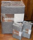 Dransfield Ross Upstairs Antigua Paloma Silver Queen Coverlet Set New