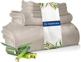 Dreamcare 056417506487 100% Viscose From Bamboo Sheets Queen Size - 4 Pc Luxury Cooling Sh