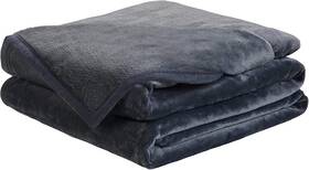 7539649971 Easeland Soft Queen Size Blanket All Season Warm Microplush Dark Gray
