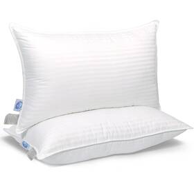 Ven-ec-1585-q-2 East Coast Bedding Cozy Dream Goose Feather And Down Pillows - Rds Certified 100% Cotton Cover