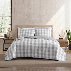 Eddie Bauer 883893649484 Queen Quilt Set Cotton Reversible Bedding With Matching Shams Home Decor