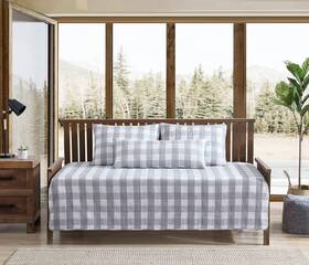 Eddie Bauer 883893731110 Home Lakehouse Collection Quilt Set - 100% Cotton Reversible Medium Weight