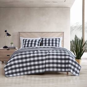 Eddie Bauer 883893777651 Twin Quilt Set Cotton Reversible Bedding With Matching Sham Home Decor Fo