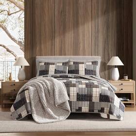 A0005757 Eddie Bauer - Queen Quilt Set Naturally Soft Cotton Bedding With A Lightweight