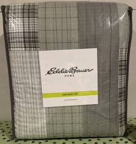 Ushsa91083283 Eddie Bauer - King Quilt Set 100% Cotton Bedding With Matching Shams