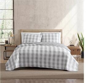 Ushsa91144398 Eddie Bauer Bauer- King Quilt Set Cotton Reversible Bedding With Matching Shams Ws23