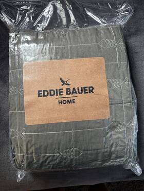Ushsa91145073 Eddie Bauer Troutdale Quilt Set 3pc 100% Cotton Reversible Soft Lightweight Twin