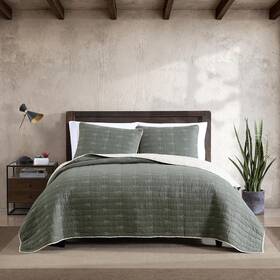 Ushsa91145074 Eddie Bauer - Queen Quilt Set Reversible Cotton Bedding With Matching Shams Li